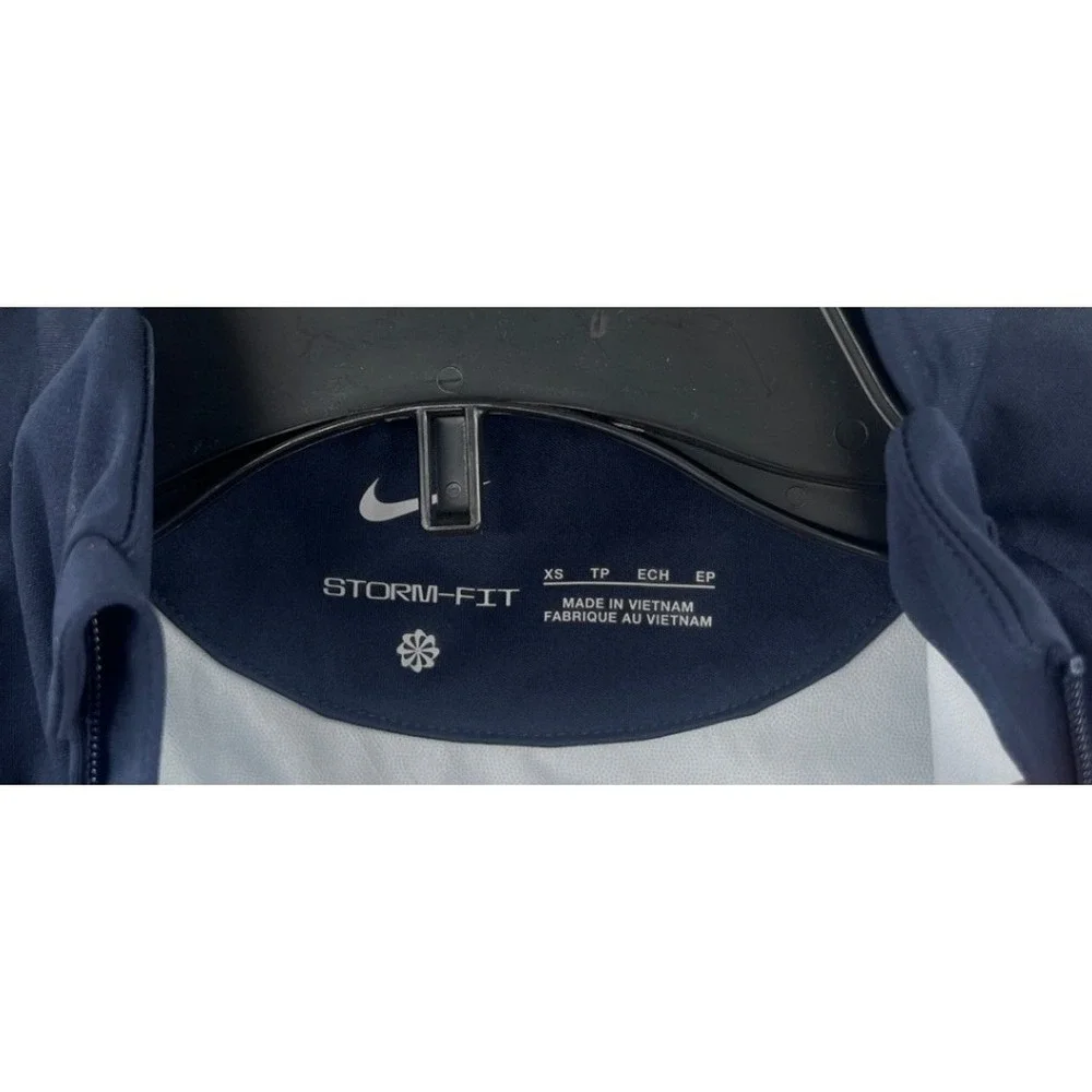 Nike Storm-FIT Strike 24‎ Soccer Drill Quarter Zip Jacket Youth XS Navy NWT